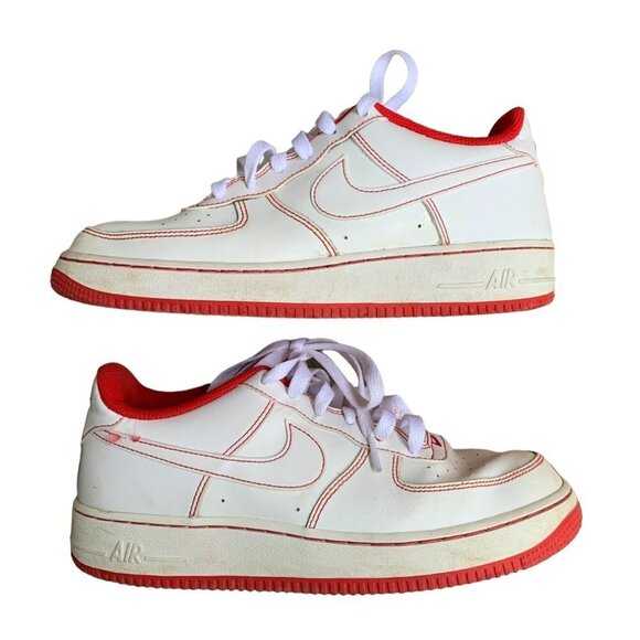 Rare Nike Air Force 1 Low University Red Size 7 - Picture 1 of 8